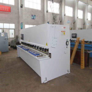 Cnc Nc Hydraulic Press Metal Guillotine Shear Machine Kanggo Karbon Stainless Steel Sheet