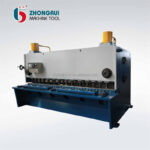 E21 8*2500 Hydraulic Cnc Guillotine Shearing Machine Plat Baja Lembaran Logam Cutting