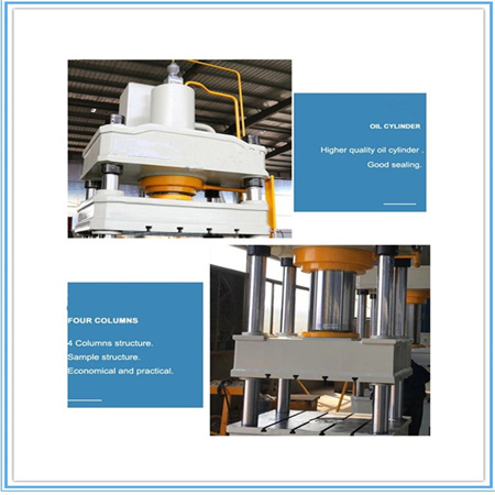 200 ton Four kolom pindho tumindak hydraulic press 200 ton mesin stamping press