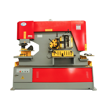 Tukang Besi Press Hydraulic Press Pabrik Pabrik Besi Worker Otomatis Hydraulic Shear lan Mesin Rem Press