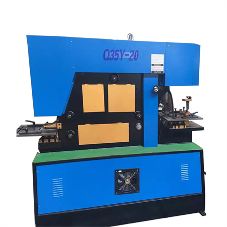 Q35Y-16 60 ton pressure hydraulic ironworker kanggo logam sheet punching lan nglereni