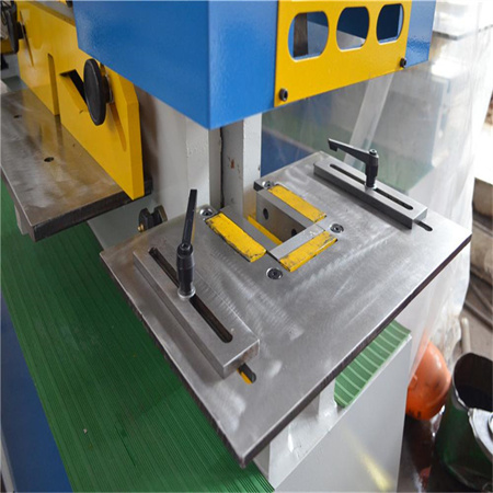 Mesin Tukang Besi Logam Multifungsi Tukang Besi Hidrolik Gabungan Punching lan Mesin Gunting Sudut Mesin Pemotong Logam