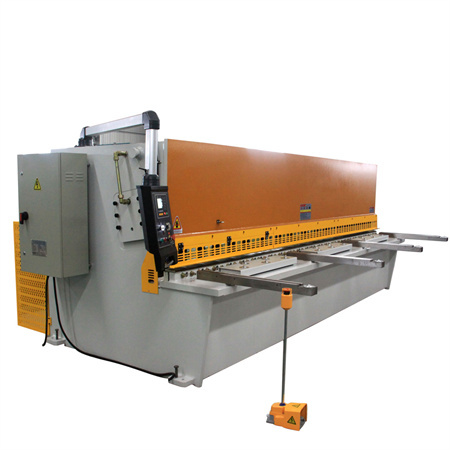 Top kualitas hydraulic CNC mesin swing beam plate shearing otomatis kanggo rega