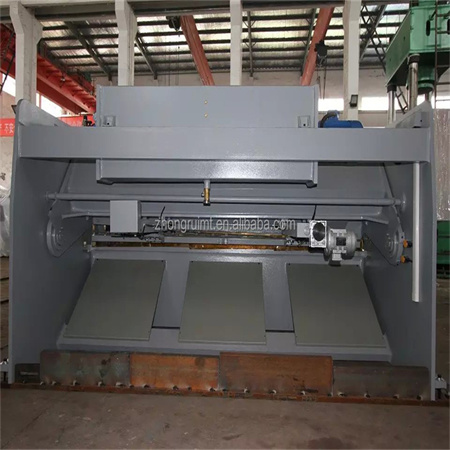 Mesin nglereni lembaran logam stainless steel standar Eropa / mesin pemotong lembaran piring besi / mesin gunting guillotine