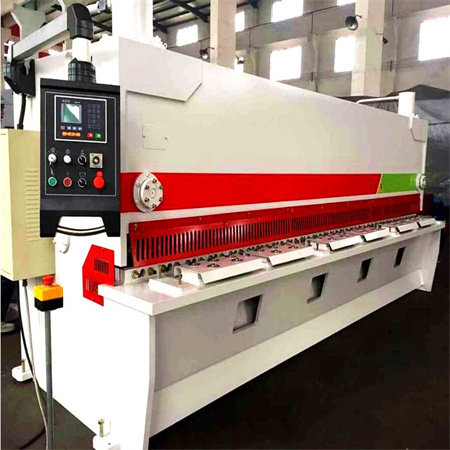 Ora ana burrs CNC Aluminium plate Shearing machine Piranti nglereni sheet hydraulic lengkap
