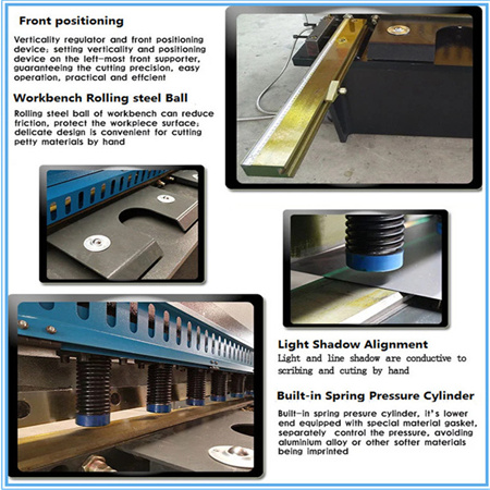 WADJAY merek CNC hydraulic Cutter / CNC hydraulic mesin shearing kanggo nglereni sheet metal
