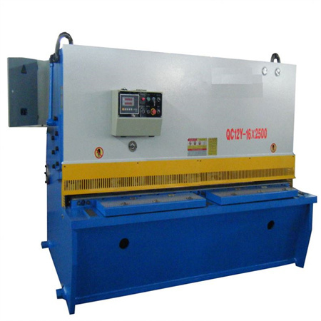 digunakake CNC manual elektrik hydraulic mechanical guillotine piring baja sheet logam nglereni rega mesin shearing